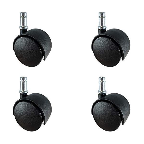 Casterhq 2-3/8" DINETTE Chair Caster (60MM), 480 LBS Capacity PER Se, PK4 60MMDCCS04 - main